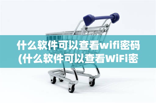 什么软件可以查看wifi密码(什么软件可以查看WiFi密码?)