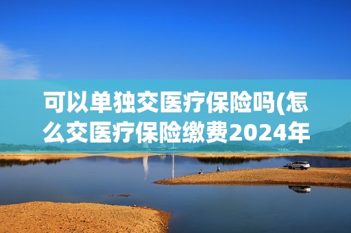 可以单独交医疗保险吗(怎么交医疗保险缴费2024年)