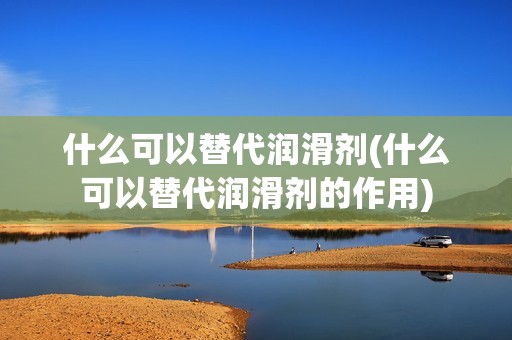 什么可以替代润滑剂(什么可以替代润滑剂的作用)